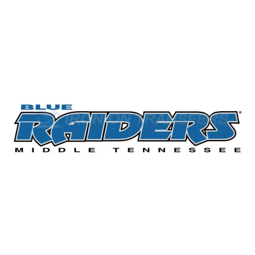 Middle Tennessee Blue Raiders Logo T-shirts Iron On Transfers N5 - Click Image to Close